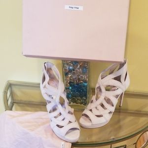 Authentic 🔥🔥💝MIU suede platform sandles